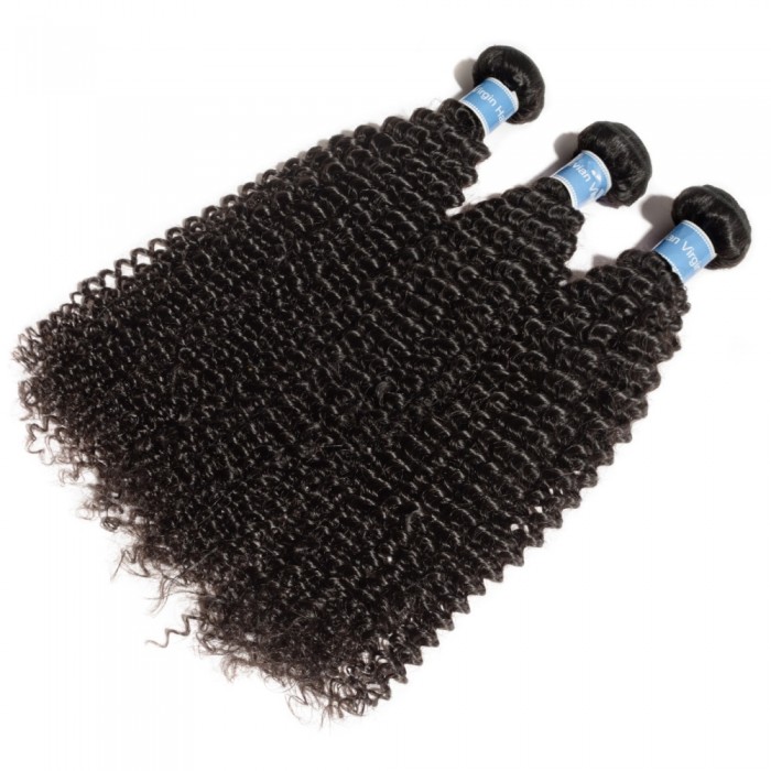 Virgin Peruvian Hair #1B Kinky Curly Black 12 Inch (100g) Virgin Peruvian Hair #1B Kinky Curly Black 12 Inch (100g)