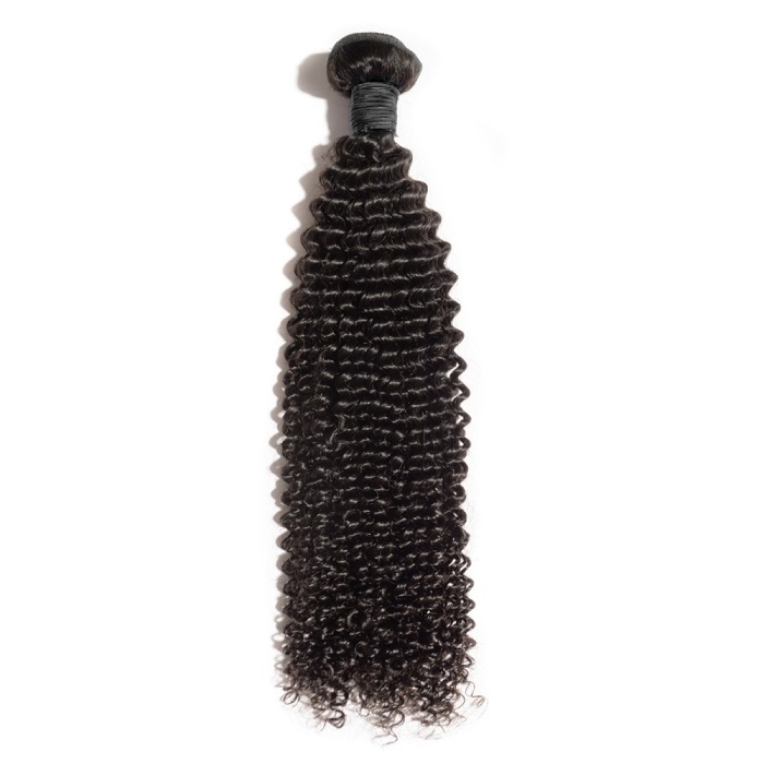 Virgin Indian Hair #1B Kinky Curly Black 12 Inch (100g) Virgin Indian Hair #1B Kinky Curly Black 12 Inch (100g)