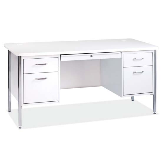 Teachers Desk – Double Hanging Pedestal - DQ6030 - 18 Teachers Desk – Double Hanging Pedestal - DQ6030 - 18