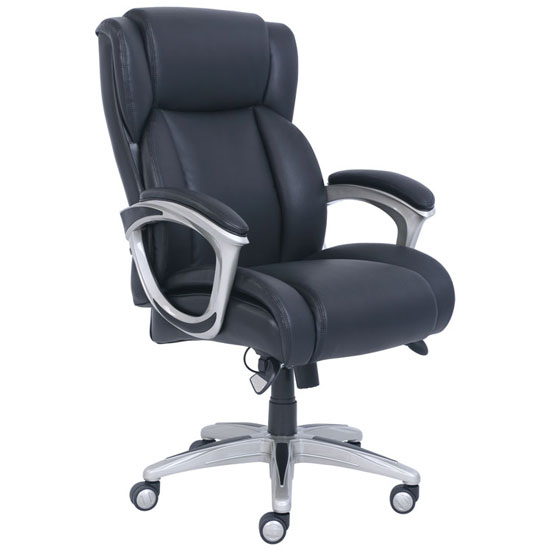A La Z Boy Executive Chair with Silver Frame A La Z Boy Executive Chair with Silver Frame
